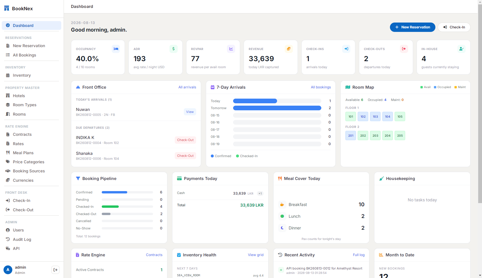BookNex Dashboard